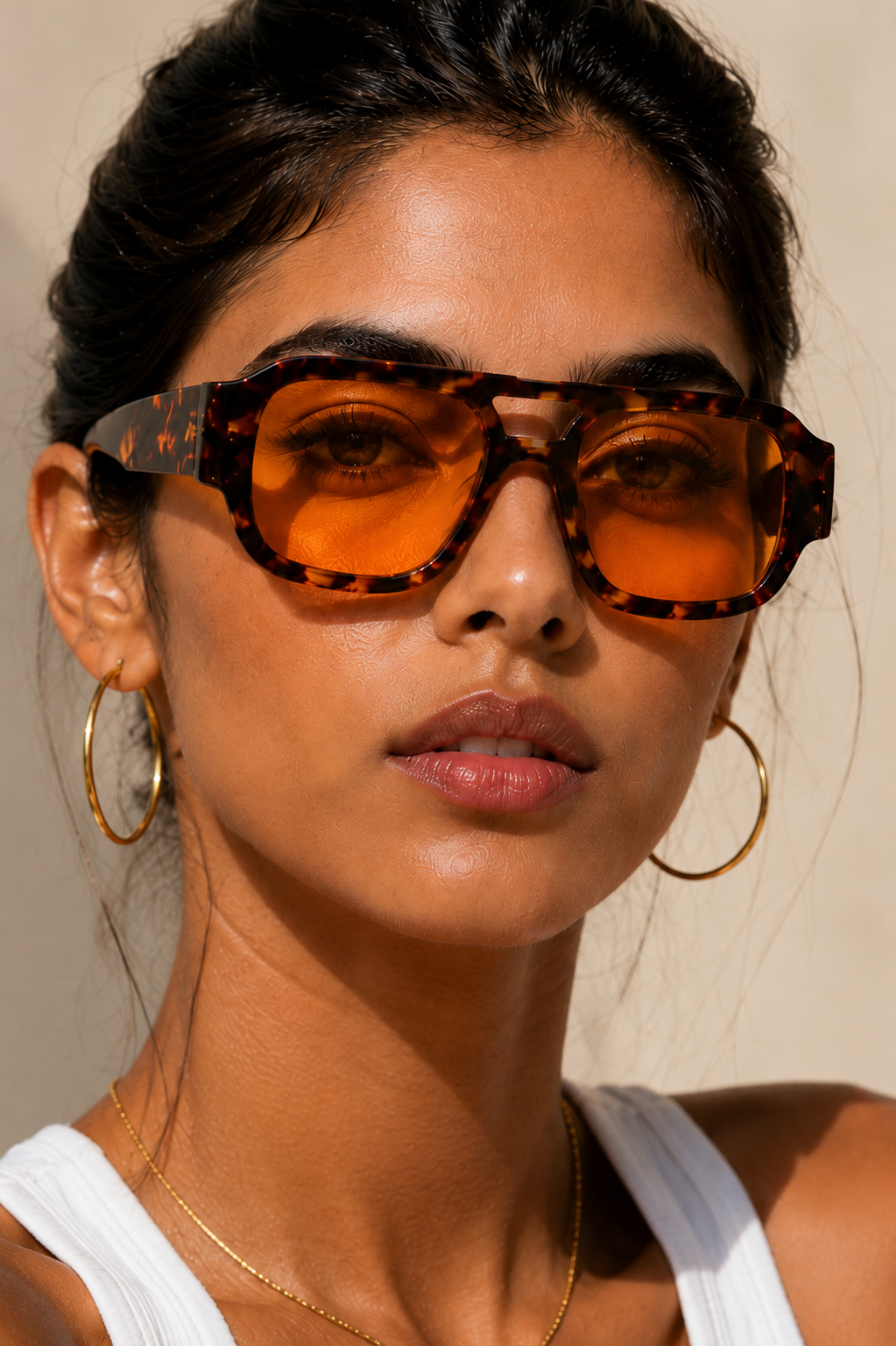 Lunettes de soleil aviateur vintage