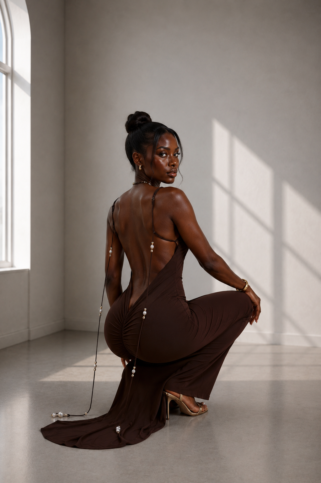 Robe dos nu Amara
