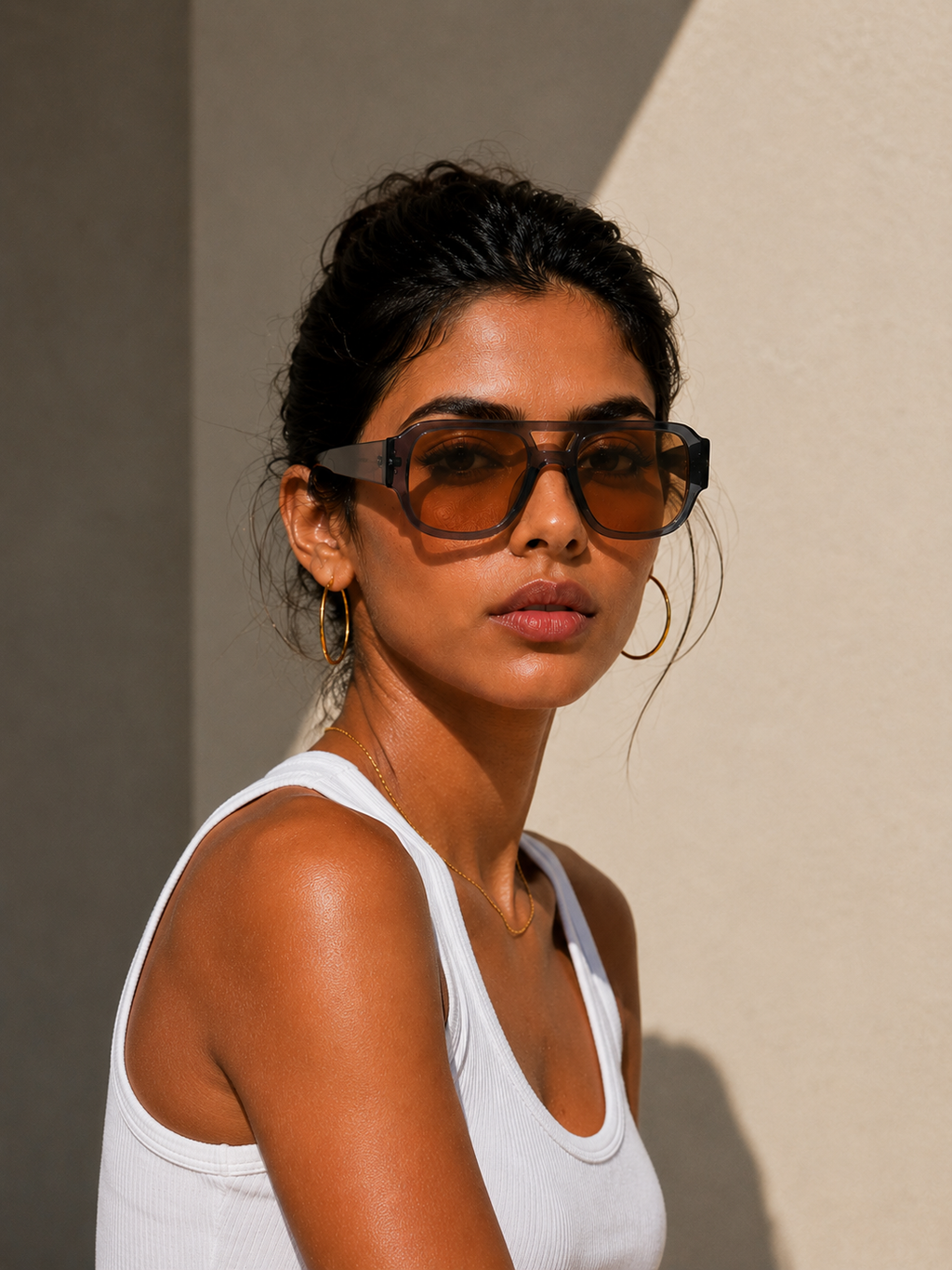 Lunettes de soleil aviateur vintage