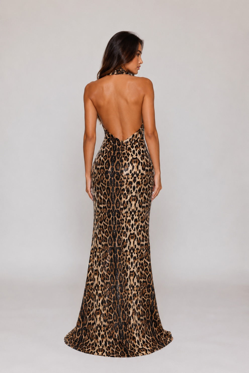 Robe longue à sequins Savana